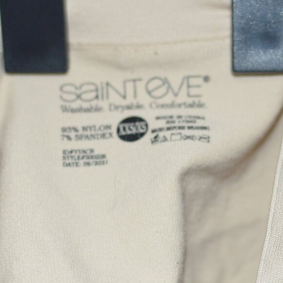 Womens Saint Eve Beige Bandeau Size XXS/XS (93% nylon/7% spandex) - Picture 3 of 3